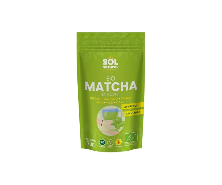 Matcha en polvo Bio 70 g de polvo (Matcha) Sol Natural