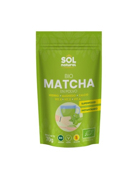 Matcha en polvo Bio 70 g de polvo (Matcha) Sol Natural