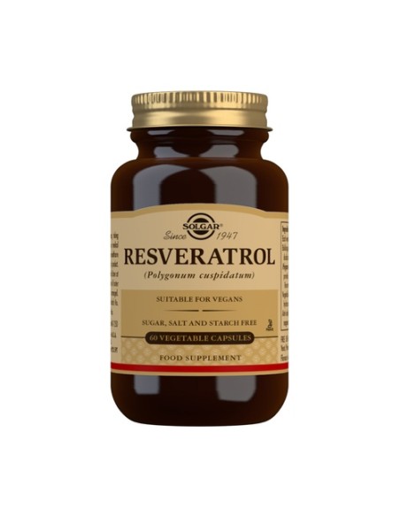 Resveratrol 60 cápsulas vegetales de 100mg Solgar