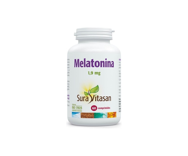Melatonina 60 comprimidos de 1.9mg Sura Vitasan