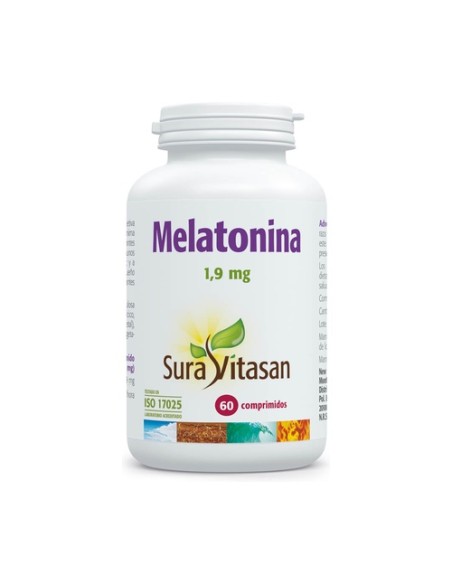 Melatonina 60 comprimidos de 1.9mg Sura Vitasan