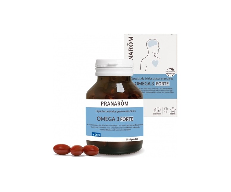 Omega 3 forte 60 cápsulas (Mandarina) Pranarom