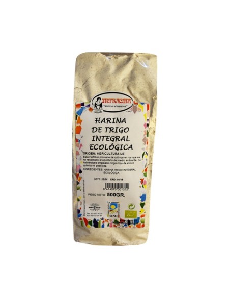 Harina de Trigo Integral Ecológica 500 g Intracma