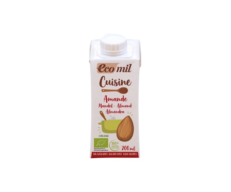 Cuisine Almendra Nature 200 ml de crema Ecomil