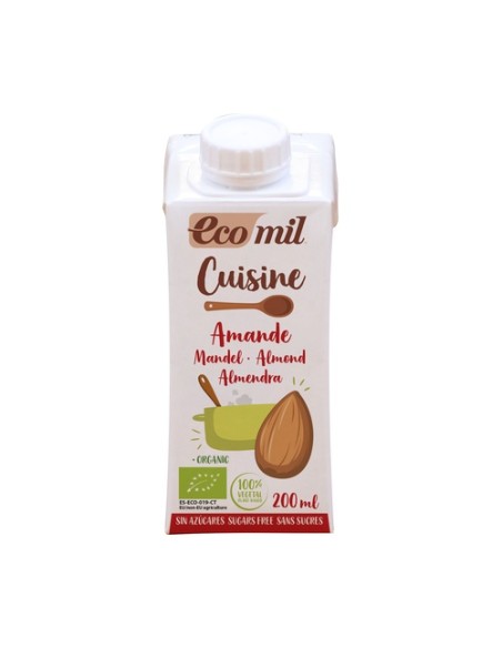 Cuisine Almendra Nature 200 ml de crema Ecomil