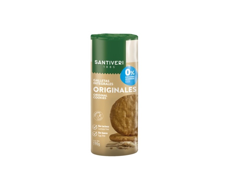 Galletas digestive Sin azúcar 190 g Santiveri
