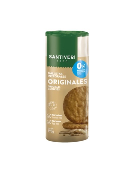 Galletas digestive Sin azúcar 190 g Santiveri