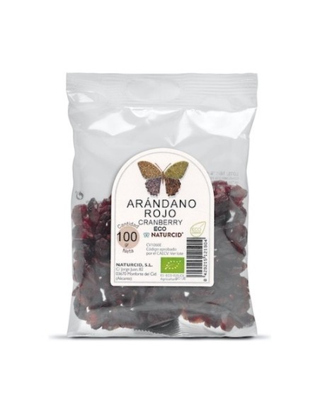 Arándano rojo cranberry Eco 175 g (Arándanos) NATURCID