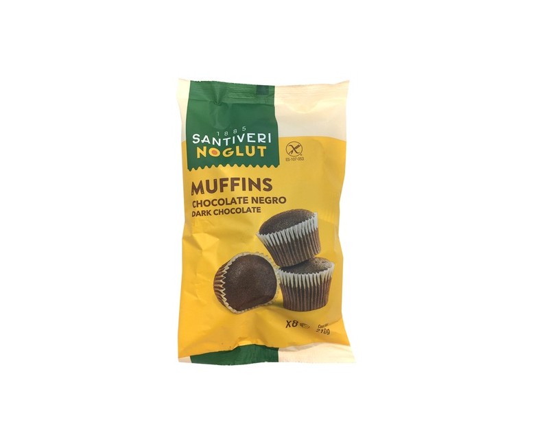 Noglut muffins de chocolate negro 210 g (Chocolate) Santiveri