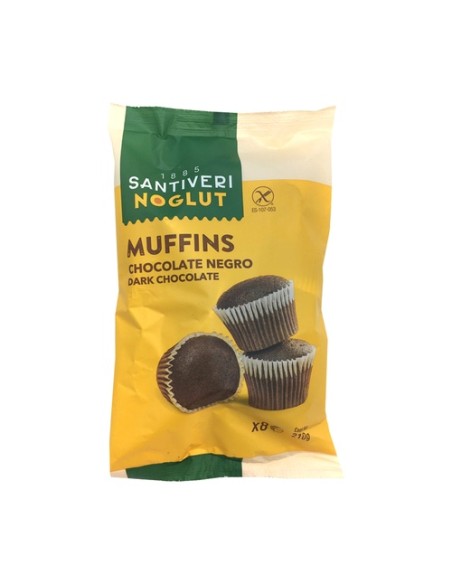 Noglut muffins de chocolate negro 210 g (Chocolate) Santiveri