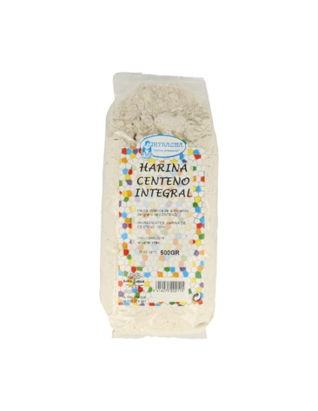 Harina de centeno integral 500 g de polvo Intracma