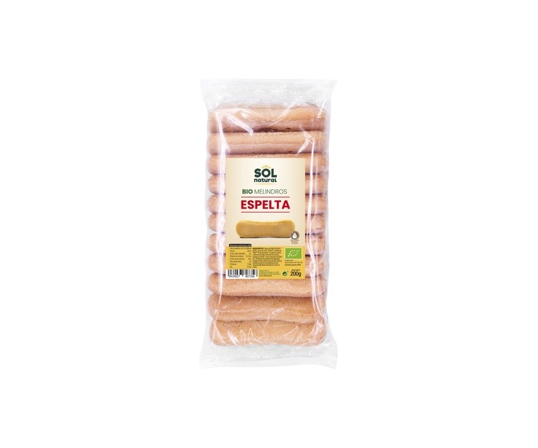 Melindros de espelta Bio 200 g Sol Natural
