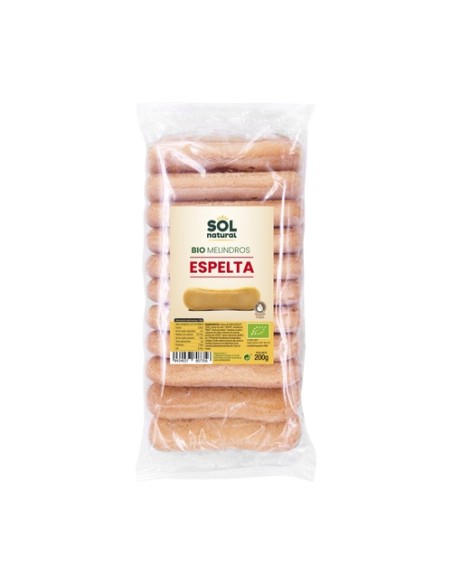 Melindros de espelta Bio 200 g Sol Natural