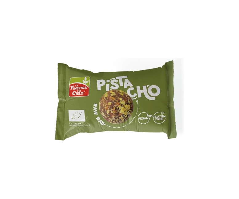 Energy ball pistacho Bio sin gluten 25 g La Finestra sul Cielo