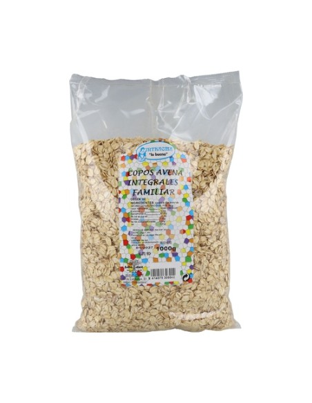 Copos de avena integrales familiar 1 kg Intracma