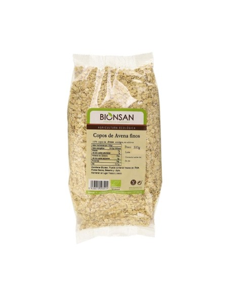 Copos de avena finos ECO 500 g Bionsan
