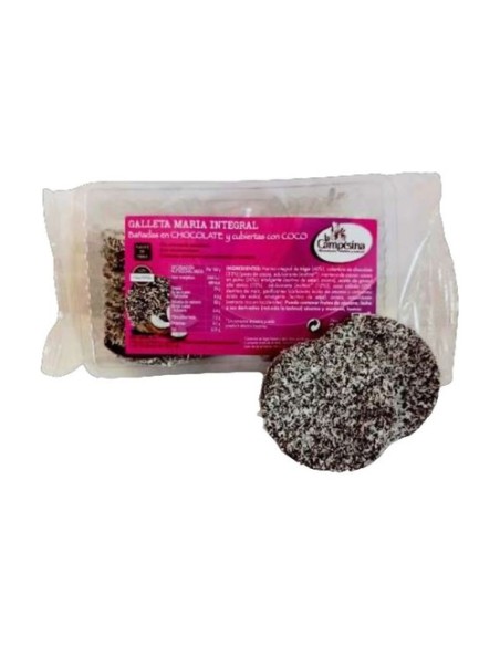 Galleta maria integral bañada en chocolate y coco 240 g (Chocolate - Coco) La Campesina