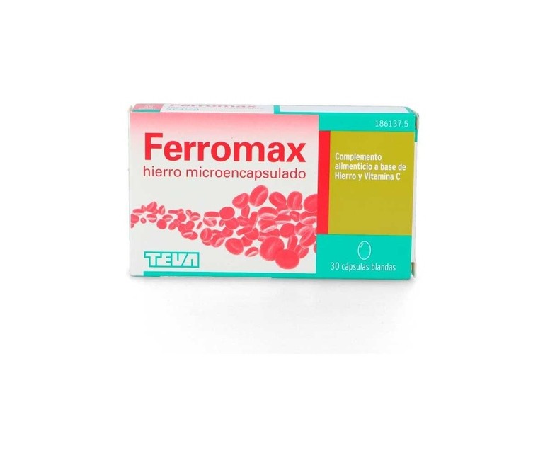 Ferromax hierro microencapsulado 30 cápsulas Ferromax