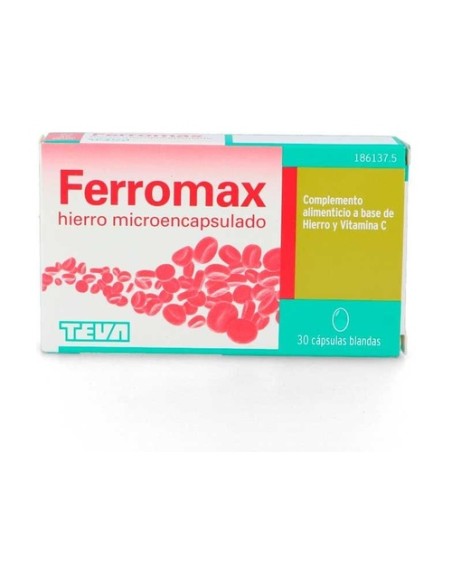 Ferromax hierro microencapsulado 30 cápsulas Ferromax