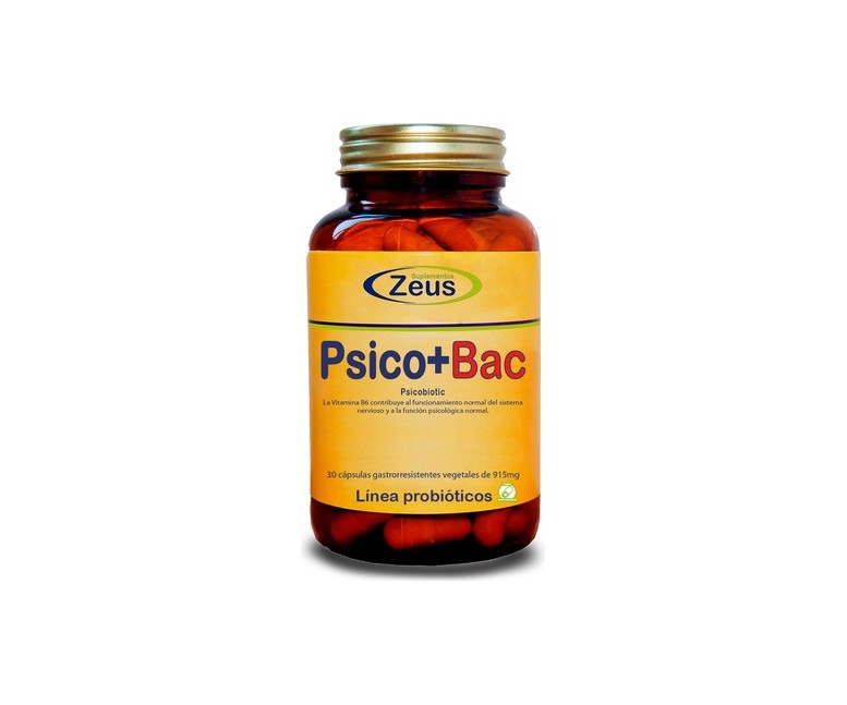 Psico+Bac Psicobiotic (Antiguo Depre Bac) 30 cápsulas Zeus