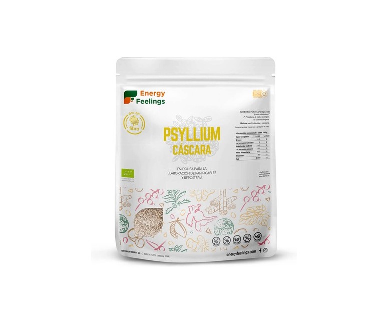 Psyllium entero cáscara Eco 500 g Energy Feelings