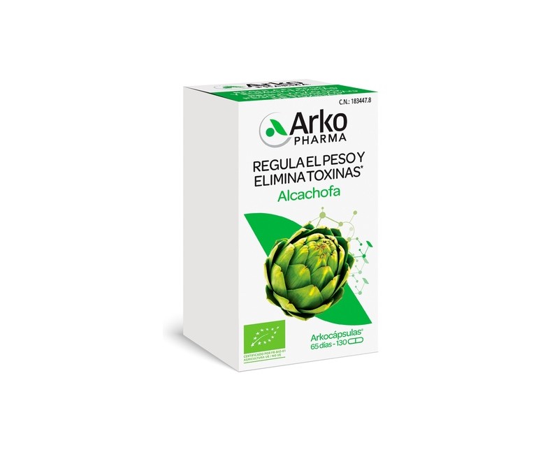 Arkocápsulas Alcachofa Bio 130 cápsulas Arkopharma