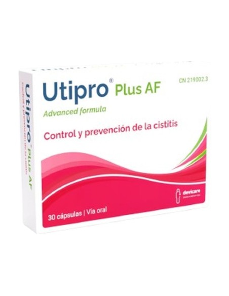 Utipro Plus AF (cistitis) 30 cápsulas Devicare