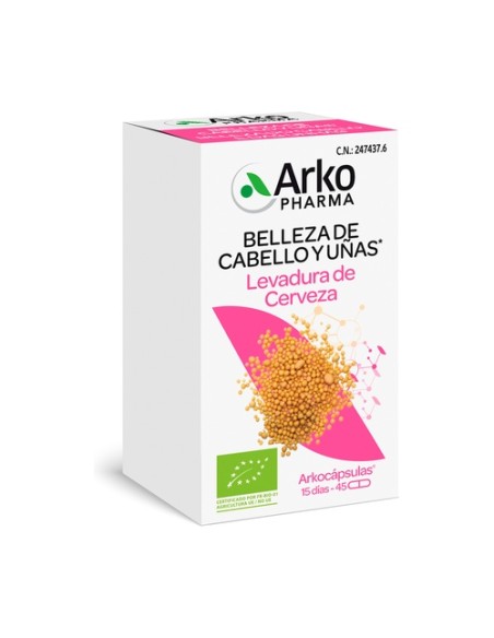 Arkocápsulas Levadura de Cerveza Bio 45 cápsulas Arkopharma