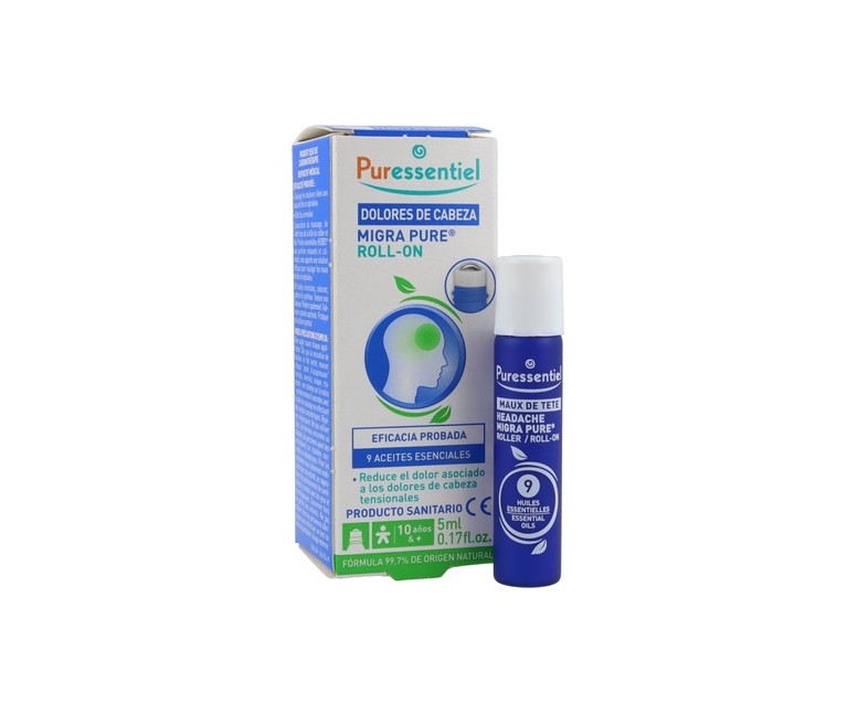 Roll-on Sos dolores de cabeza 5 ml Puressentiel