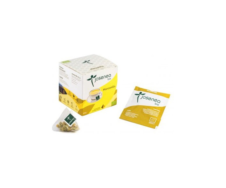 Manzanilla Bio 10 bolsitas infusoras Josenea
