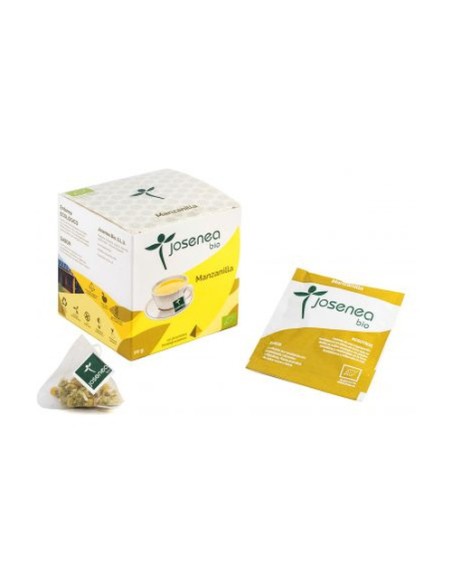 Manzanilla Bio 10 bolsitas infusoras Josenea