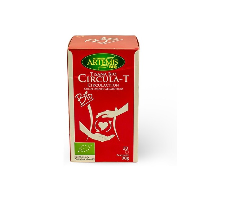 Infusión circula T circulación Bio 20 bolsitas infusoras Artemis