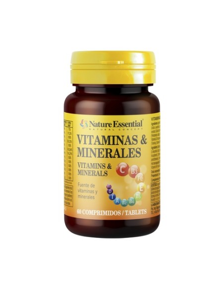 Vitaminas & minerales 60 comprimidos Nature Essential