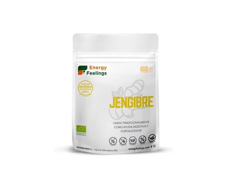 Jengibre en polvo Eco 200 g de polvo Energy Feelings
