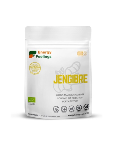 Jengibre en polvo Eco 200 g de polvo Energy Feelings
