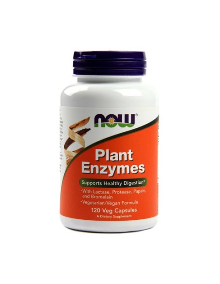 Enzimas Vegetales 120 cápsulas NOW Foods