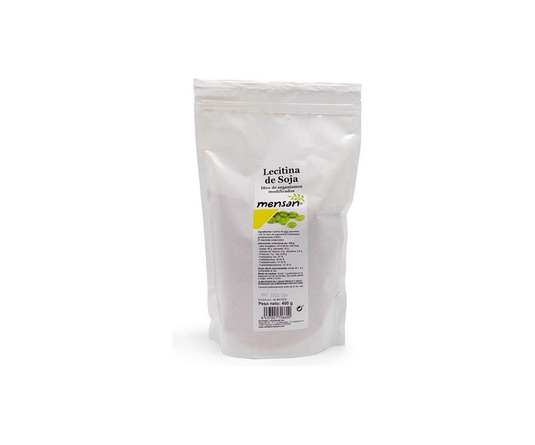 Lecitina de soja bolsa no transgénica 400 g Mensan