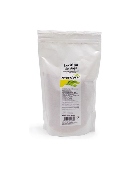 Lecitina de soja bolsa no transgénica 400 g Mensan