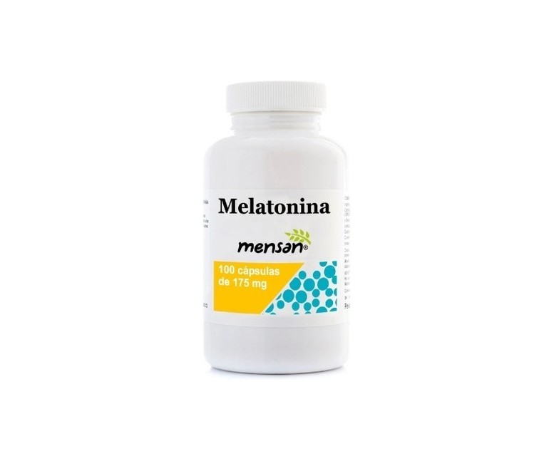 Melatonina descanso y bienestar 100 cápsulas vegetales de 175 mg Mensan