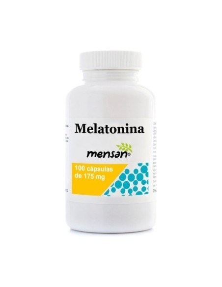 Melatonina descanso y bienestar 100 cápsulas vegetales de 175 mg Mensan