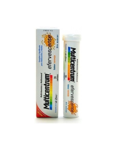 Multicentrum Efervescente 20 tabletas efervescentes Multicentrum