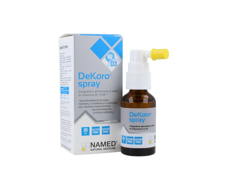Vitamina D3+K2 (mk7) dekoro spray 20 ml Named