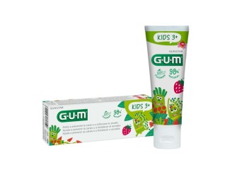 Gum kids gel dentífrico fresa 3+