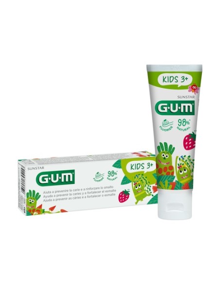 Gum kids gel dentífrico fresa 3+ 50 ml (Fresa) Sunstar GUM