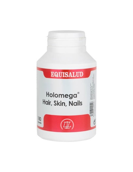 Hair skin and nails (pelo, piel y uñas) Holomega 180 cápsulas Equisalud