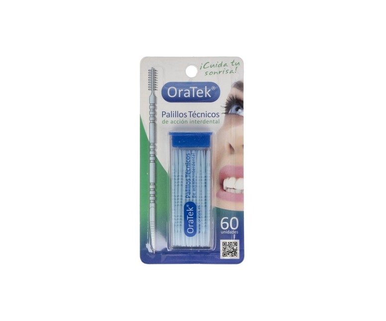 Palillos técnicos oratek cepillo interdental 60 unidades Oratek