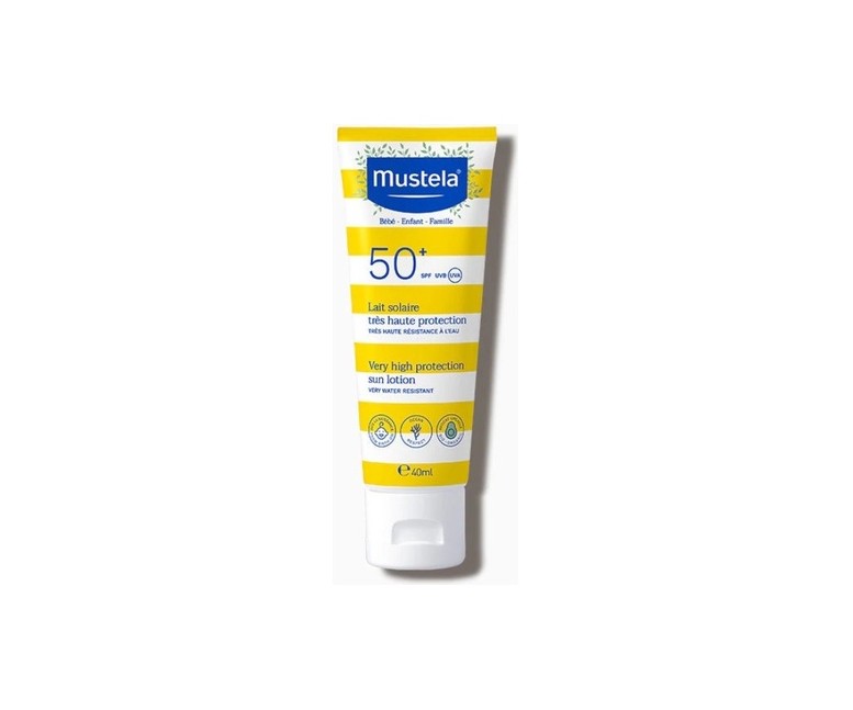 Protector solar facial alta protección SPF50+ 40 ml de crema Mustela