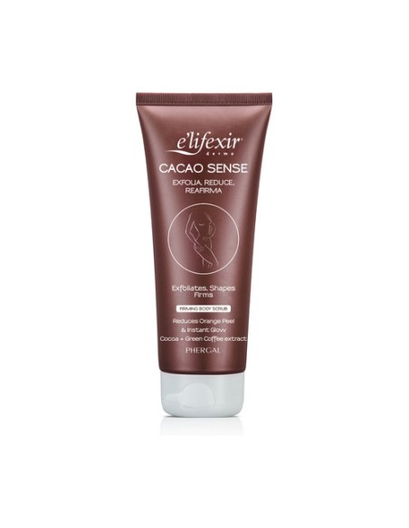 E'lifexir® Dermo cacao sense (exfoliante) 200 ml de crema (Chocolate) Elifexir