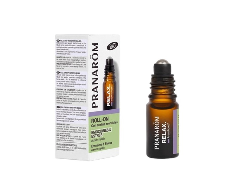 Aromaboost roll-on relax Bio (relajante) 5 ml Pranarom