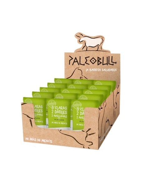 Barritas plátano 15 barritas de 50g Paleobull